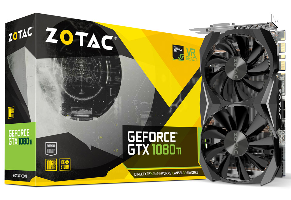 ZOTAC GeForce GTX 1080 Ti Mini | ZOTAC NVIDIA グラフィックボード