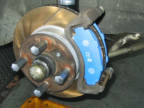 AE86ブレーキ大径化