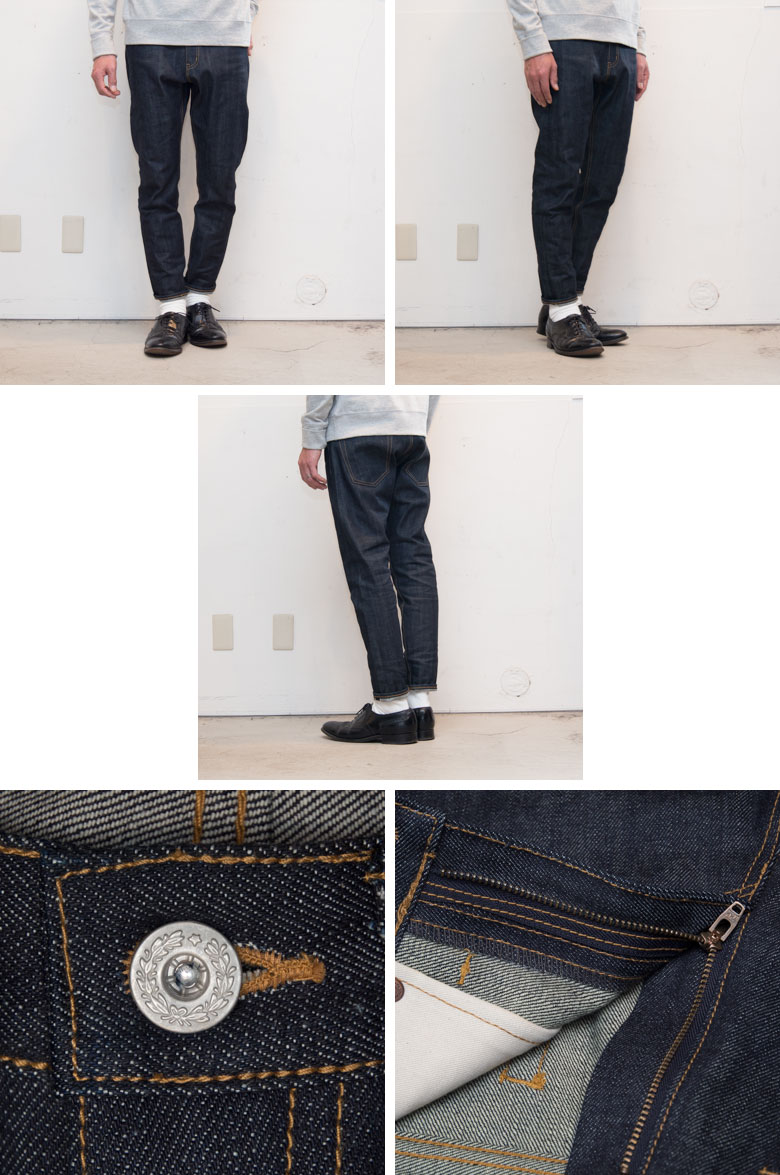 赤耳（セルヴィッチ）インディゴデニム アンクルパンツ【MADE IN JAPAN