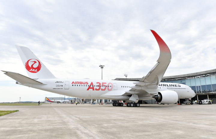 JAL、A350-1000は計画通り23年度就航 ZIPAIRも新造機受領へ