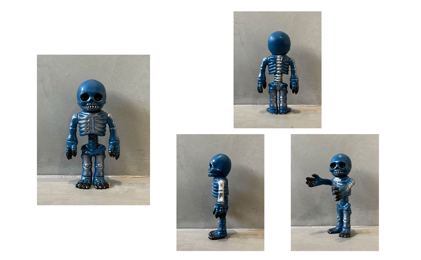 丸岡和吾 ソフビ作品「デススケ / DEATHSKELETON」新色販売のお知らせ