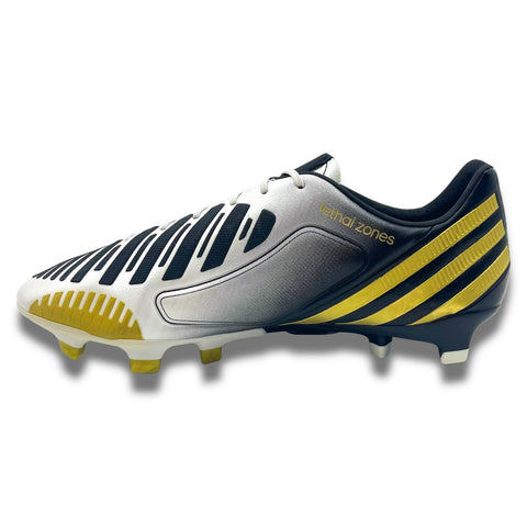 Adidas Predator LZ FG ELITE 'White/Black/Gold' – Boots Plug