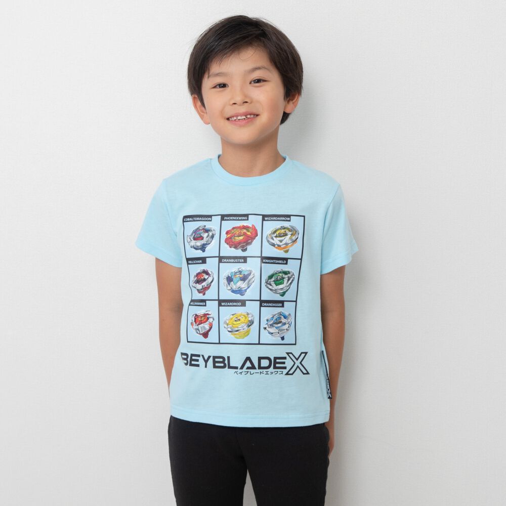 BEYBLADE X ベイブレードエックス 半袖Tシャツ ボックスアート