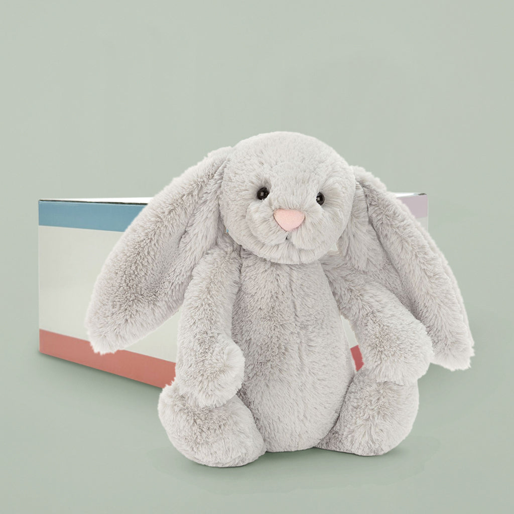 Bashful Bunny, Silver | Jellycat | Babyblooms