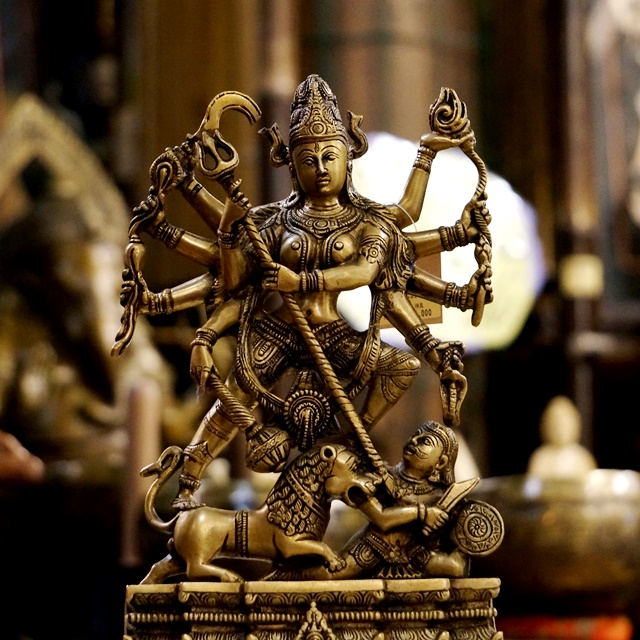 ドゥルガー（दुर्गा durgā）／ヒンドゥー教仏像 | アジアン
