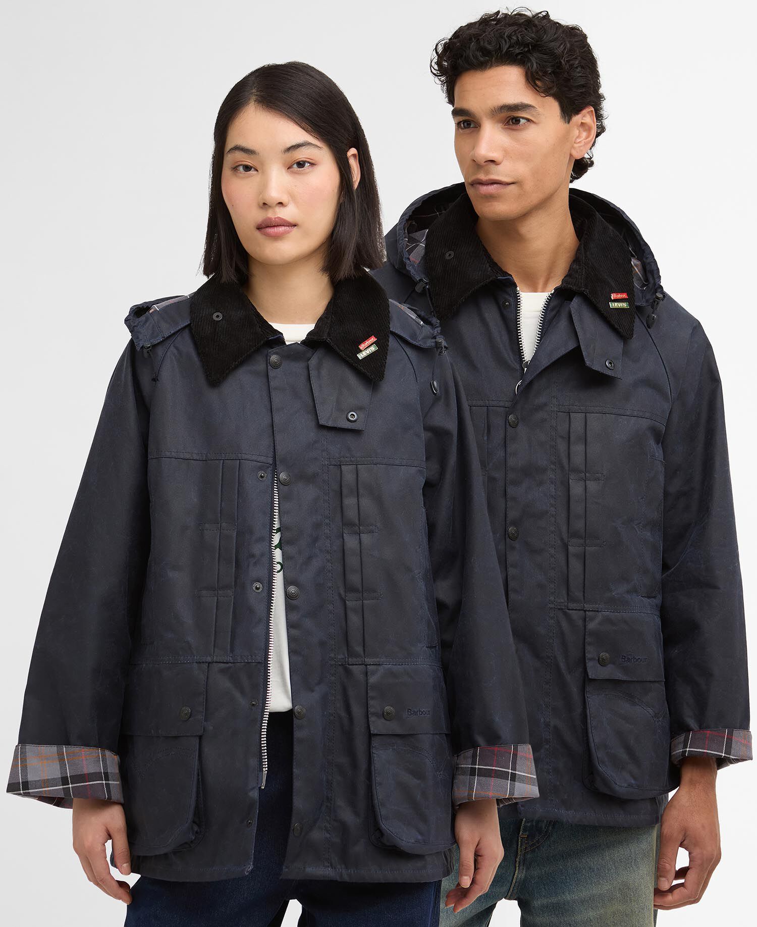 Buy Barbour x Levi's Oversized Bedale Waxed Jacket for GBP 449.00