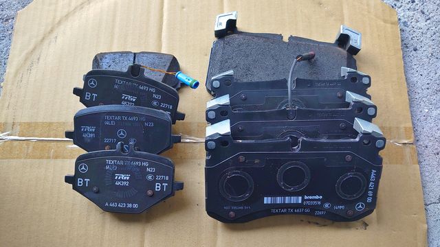 AMG（メルセデスAMG）純正ブレーキパッドW463A2024モデルG63新車外し