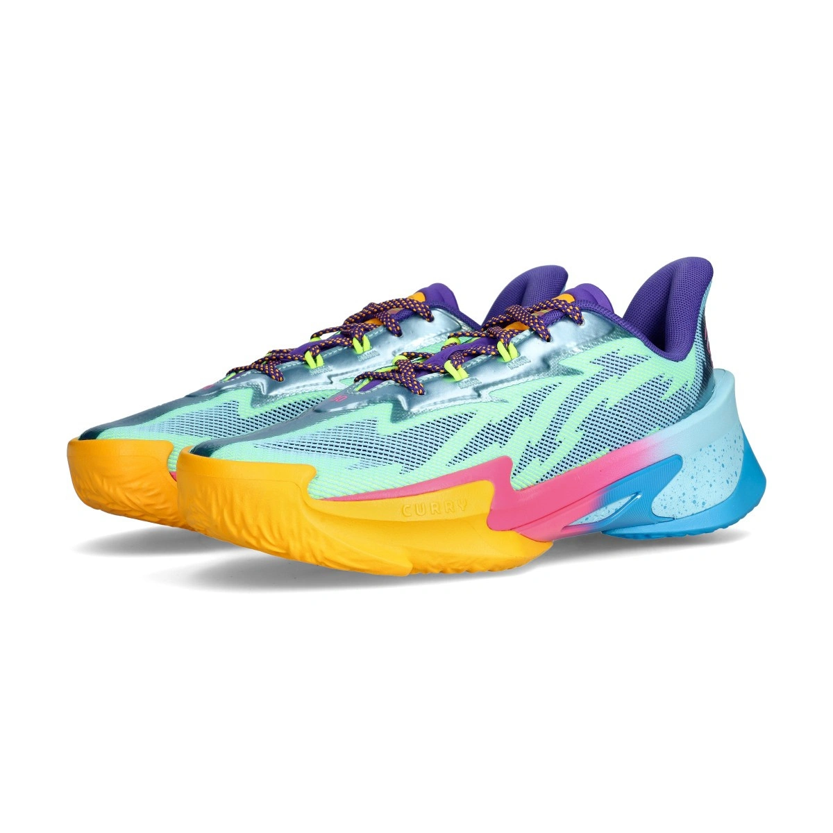 Basketball Shoes Under Armour Curry Series 7 Cotton Candy Horizon