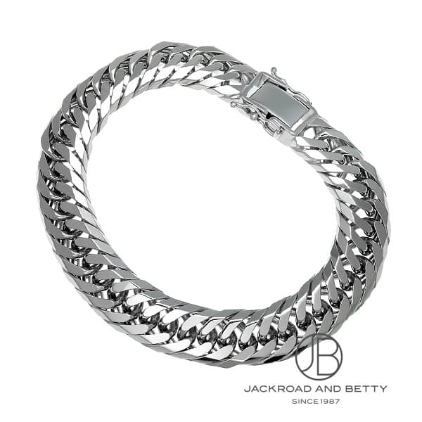 PT850 8面 トリプル 100g 21cm ブレスレット プラチナ 造幣局刻印有り