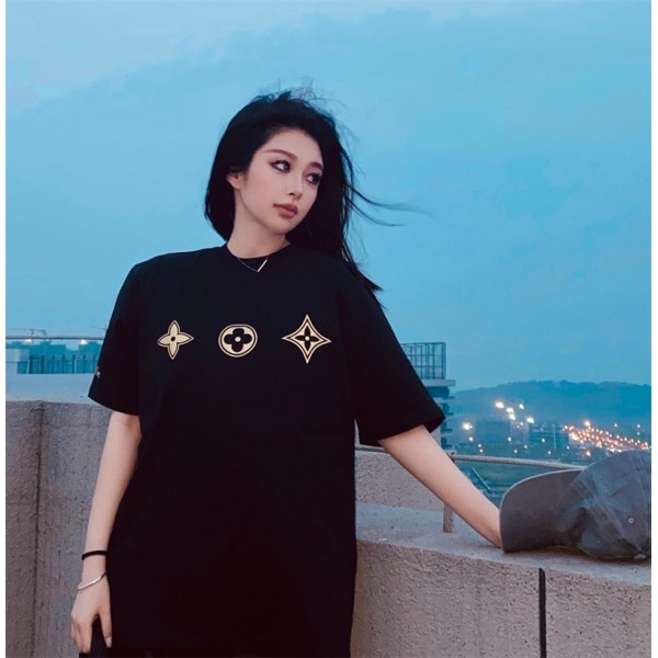 ルイヴィトン ブランドtシャツ 半袖 ファッション潮流 トップス t