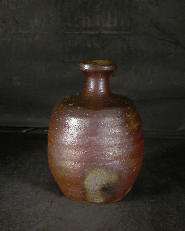 備前焼 登窯 備前市無形文化財 佐藤 苔助 共箱付き桟切・黄ゴマ徳利3