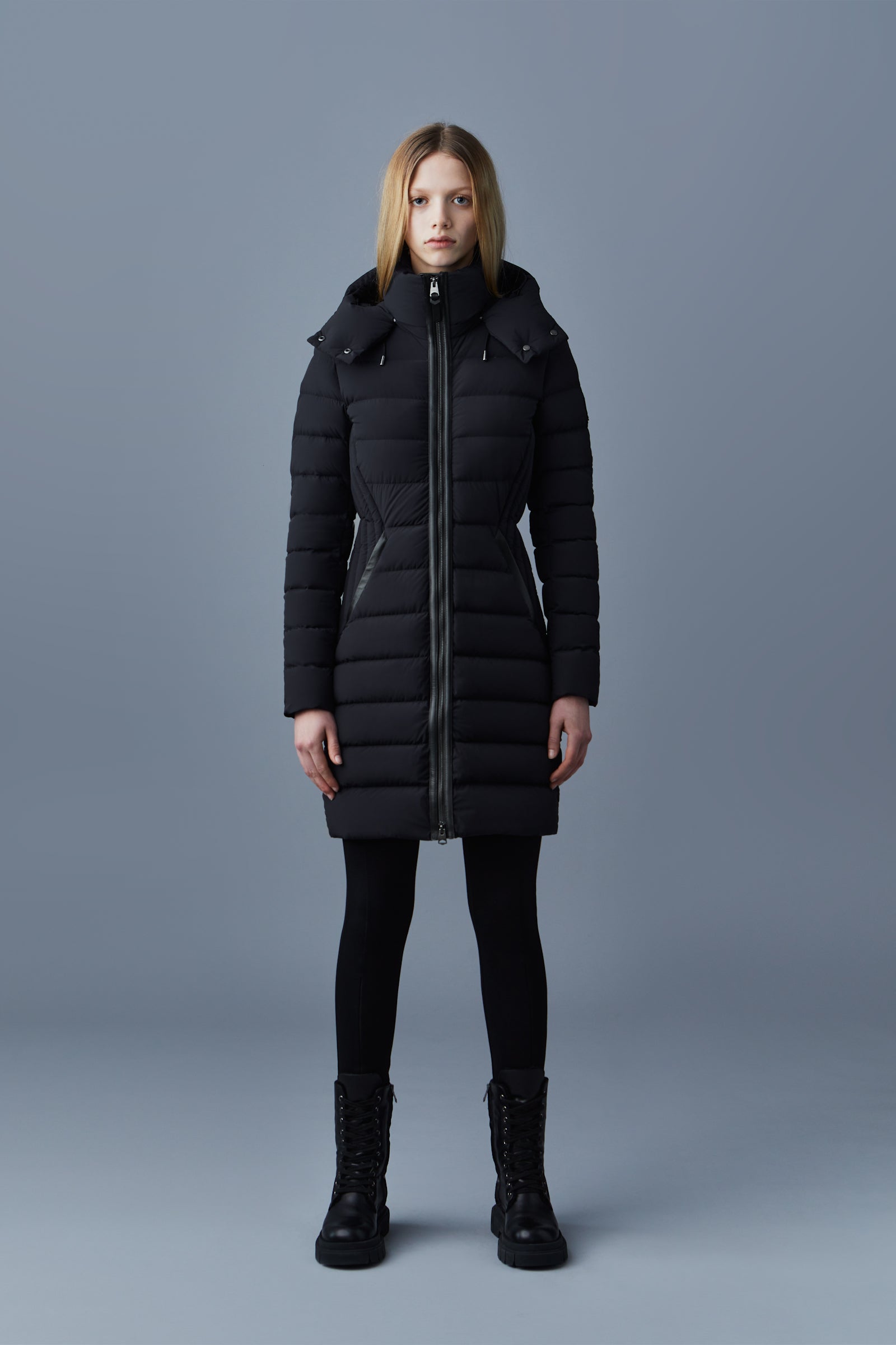 MACKAGE - Farren Lightweight Down Coat in Black – Blond Genius