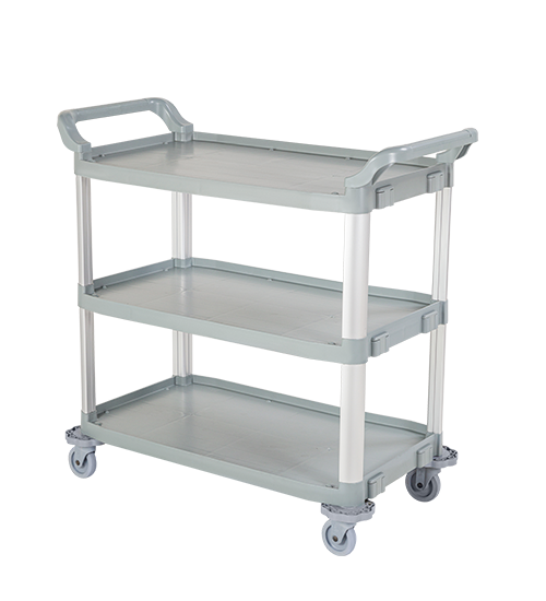 Carro Extra Triplex com Fechamento e Portas – Bralimpia Equipamentos
