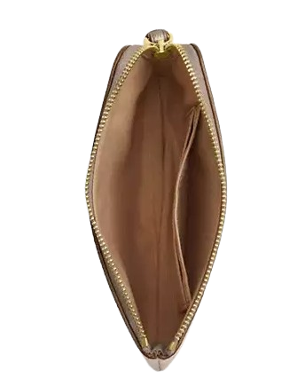 Coach Corner Zip Wristlet In Signature Canvas | Brixton Baker