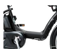 当社最大容量となる12.8Ahバッテリー採用の 大容量モデルを