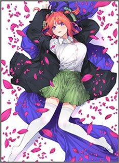 新品]五等分の花嫁 カードゲーム スリーブ＆カードセット 中野 二乃