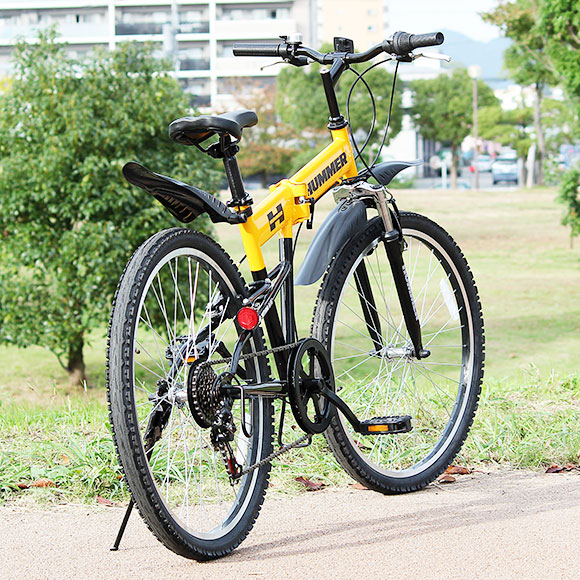 HUMMER(ハマー) 26インチ折りたたみ自転車 MTB【オンライン引換券