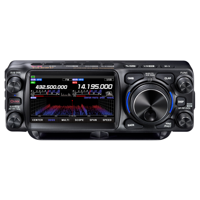 YAESU製 FT-100D HF/50/144/430オールモード100W機 YAESU FT-100 HF/50