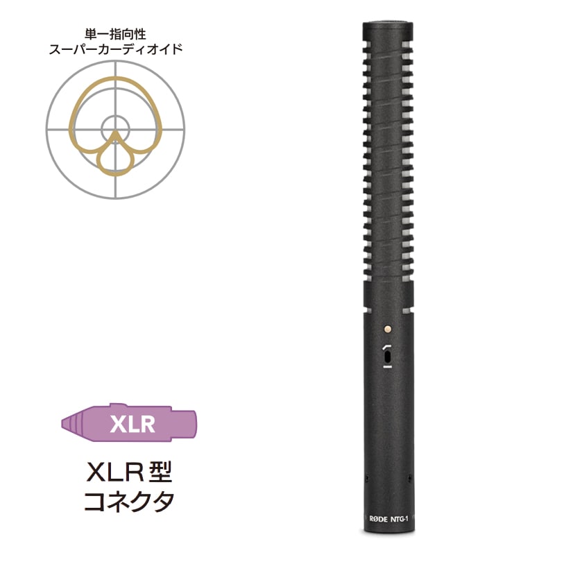 30%/OUTLET】RODE(ロード) NTG1 / ショットガンマイク / NTG1: マイク