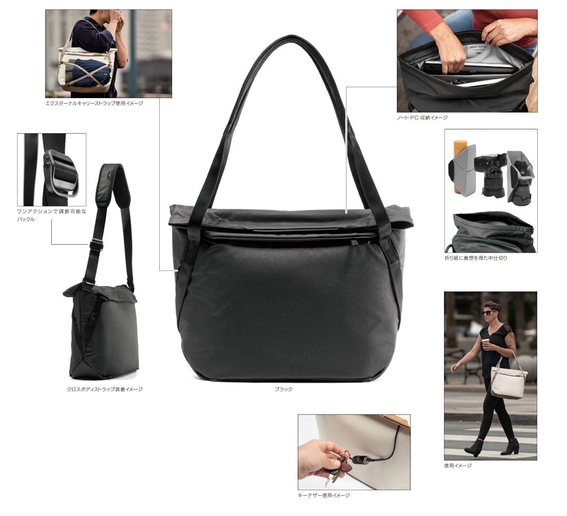 Peak Design(ピークデザイン) エブリデイ トート 15L ブラック / BEDT