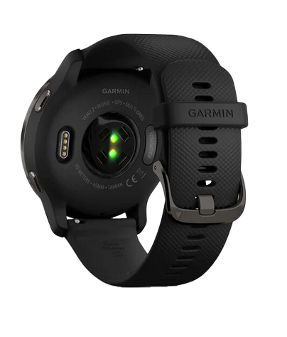 Garmin Venu 2, Slate Bezel with Black Case, GPS Smartwatch (Garmin