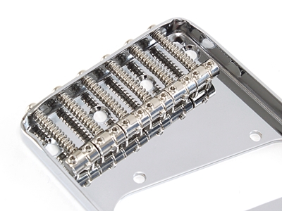 テレキャスター 6WAYサドル ブリッジ クローム通販｜ギターワークス