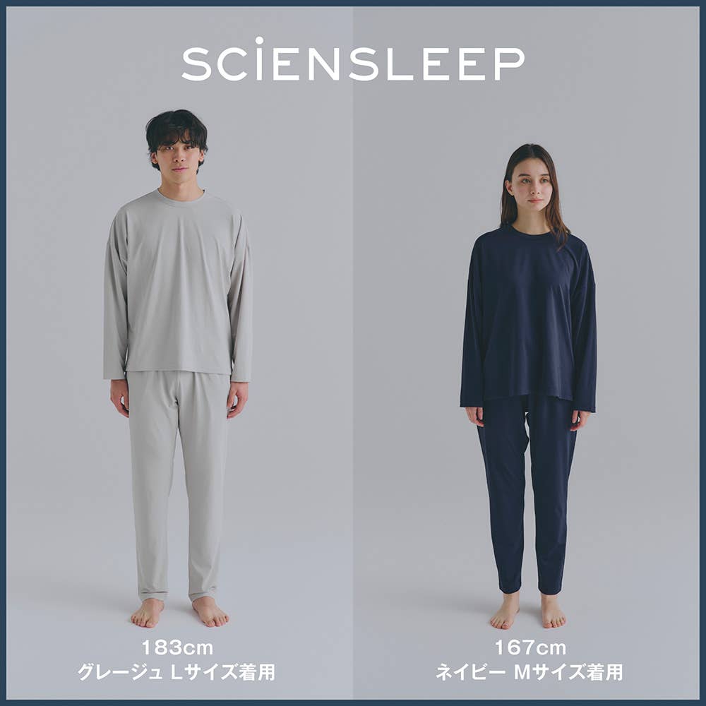 一般医療機器【SCiENSLEEP】サイエンスリープ 長袖リカバリーウェア