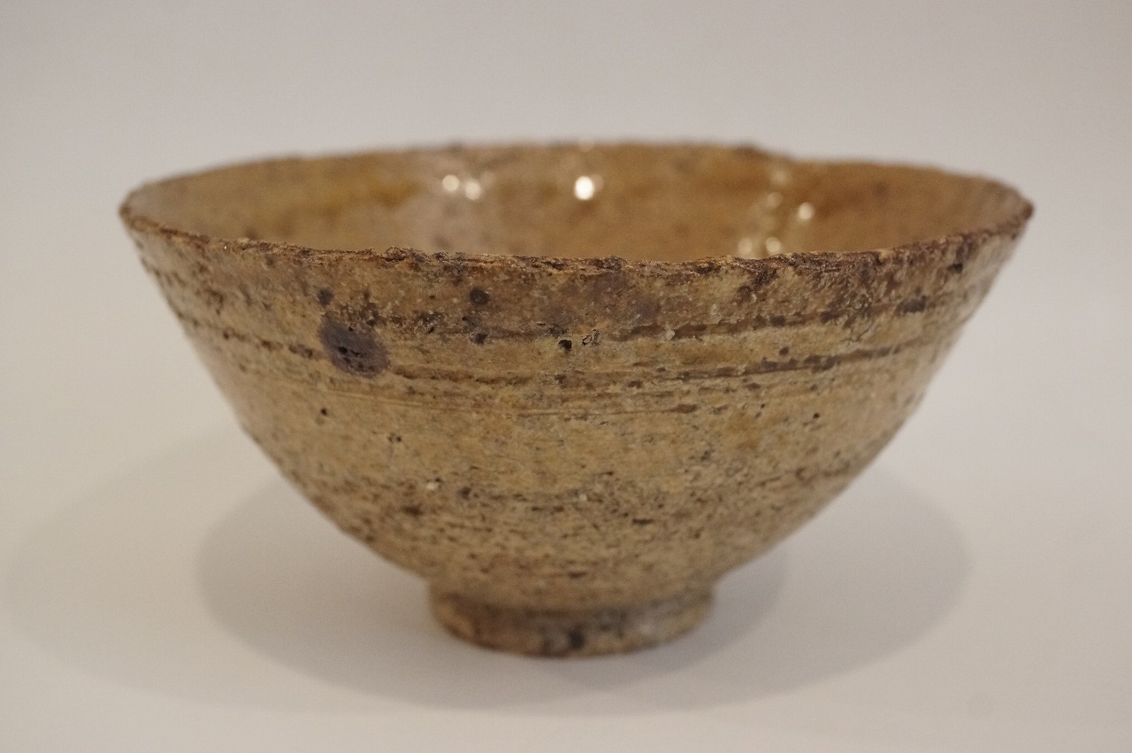 5代清水六兵衛 黄伊羅保茶碗 | 美術商玉齋