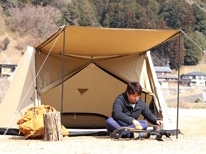 販売終了】パップフーテント（タン） T2-540-TN - DOD（ディーオー