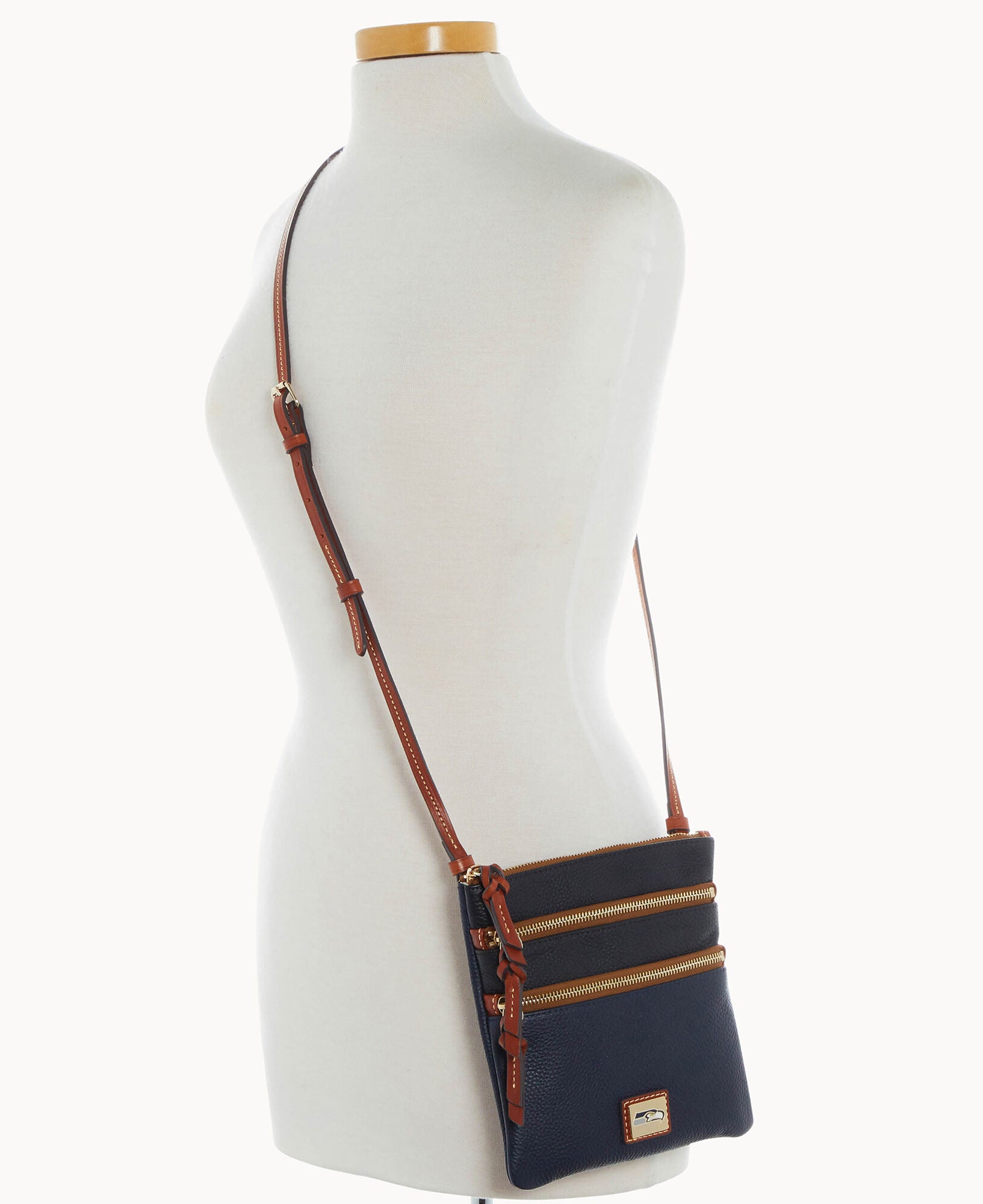 NFL Seahawks Triple Zip Crossbody – Dooney & Bourke