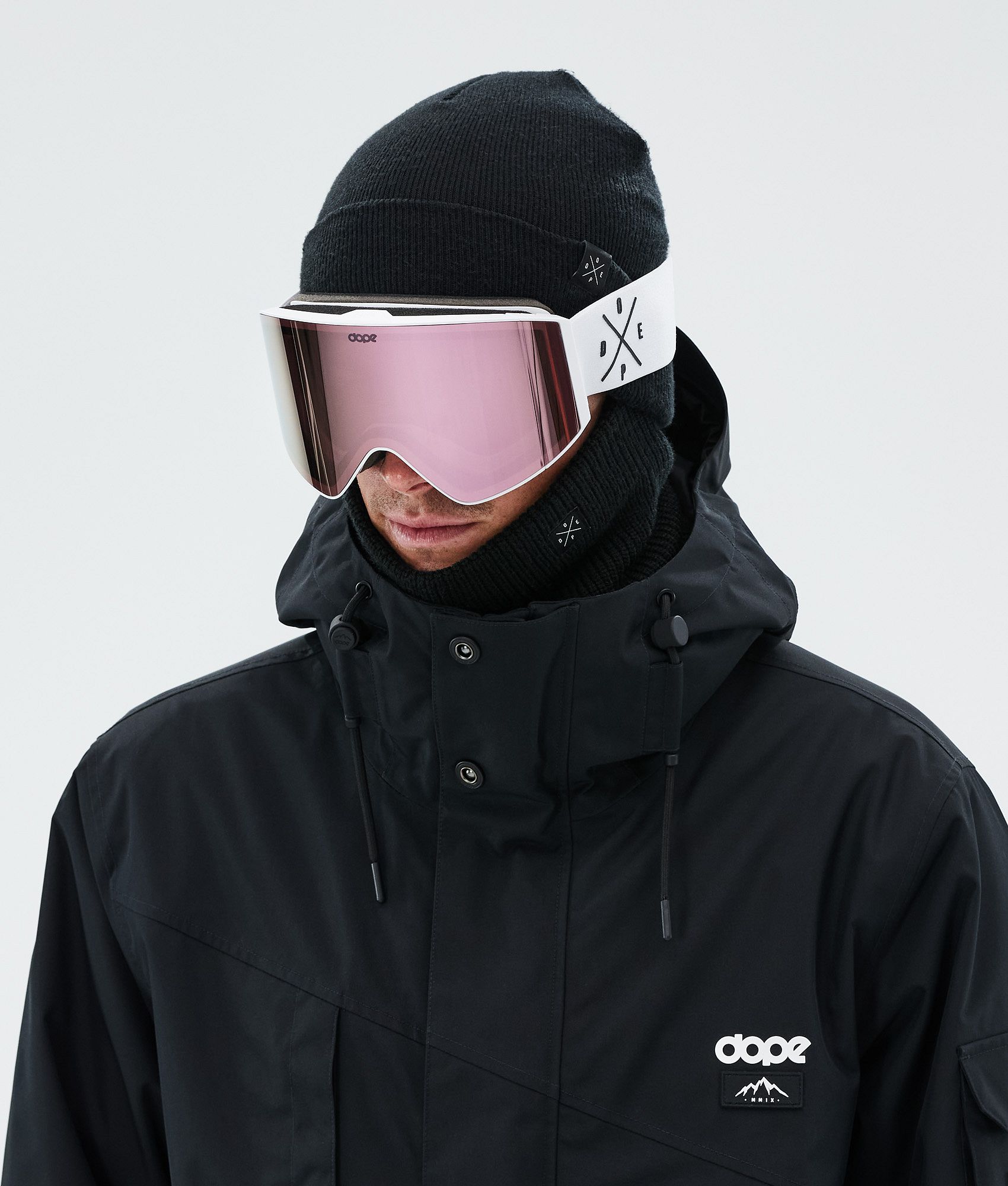 Dope Sight スキーゴーグル White/Champagne Mirror - ホワイト