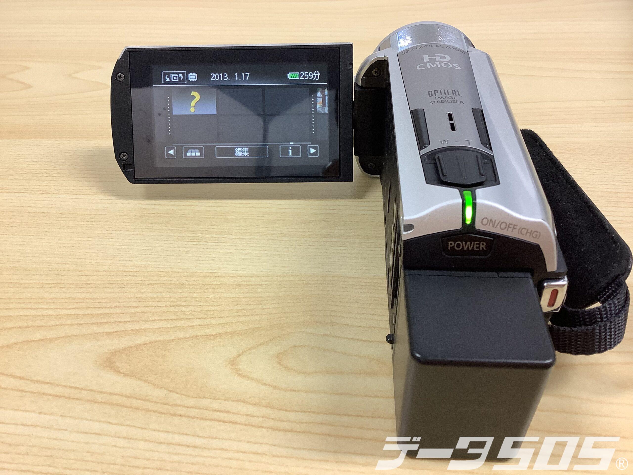 Canon iVIS HF R30 内蔵メモリに保存していた動画が？マークになって