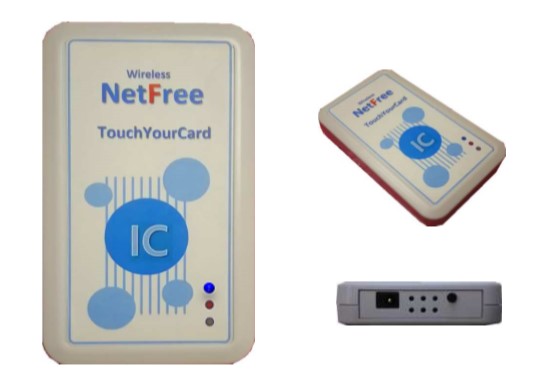 フリーアドレス用 社員証カードリーダー(無線タイプ) Sub-GHz無線通信