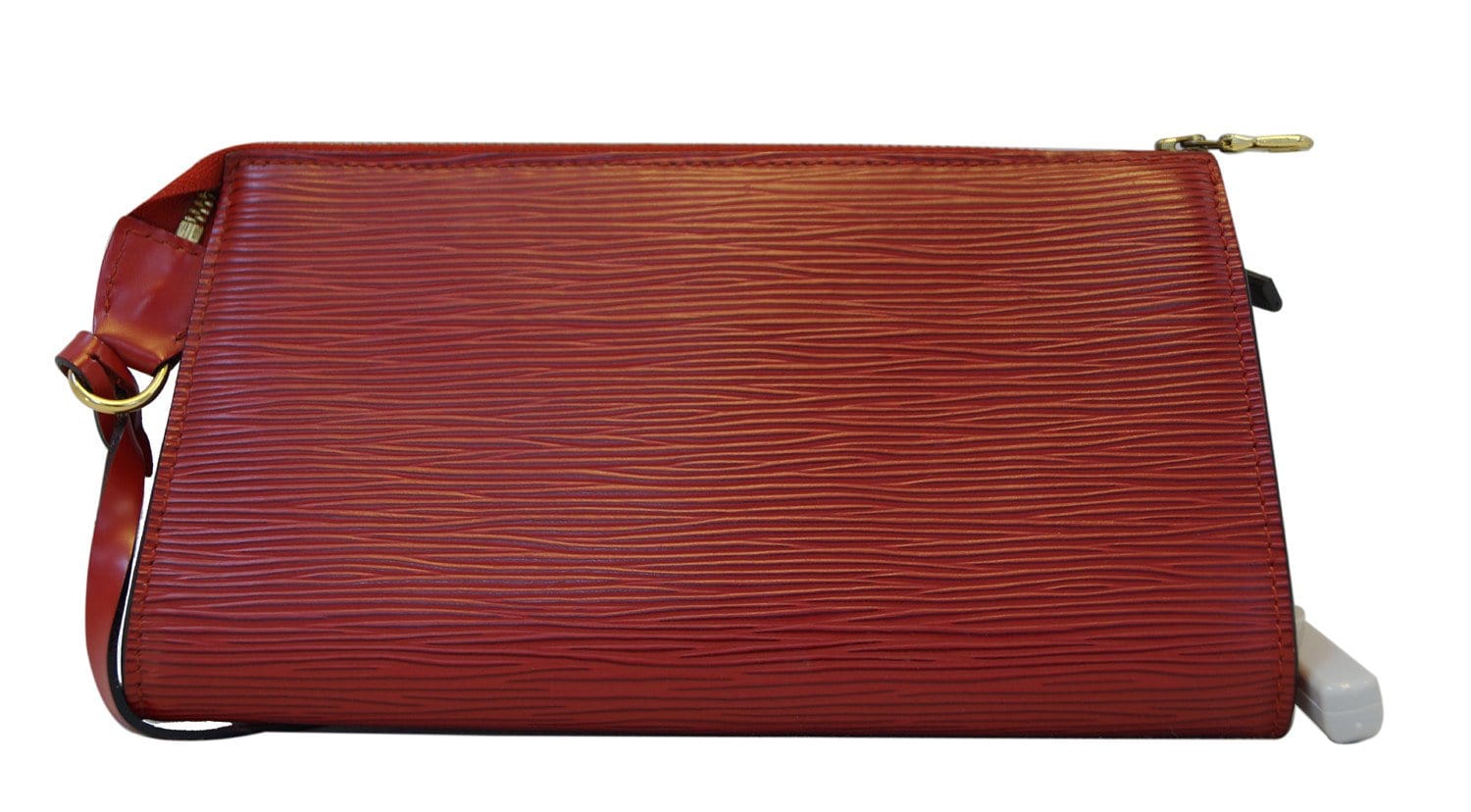 LOUIS VUITTON Epi Leather Red Pochette Accessories Pouch