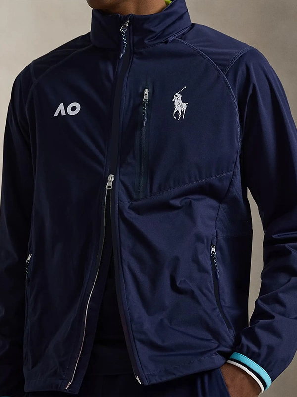 Navy Polo Ralph Lauren Australian US Open Ballperson Jacket