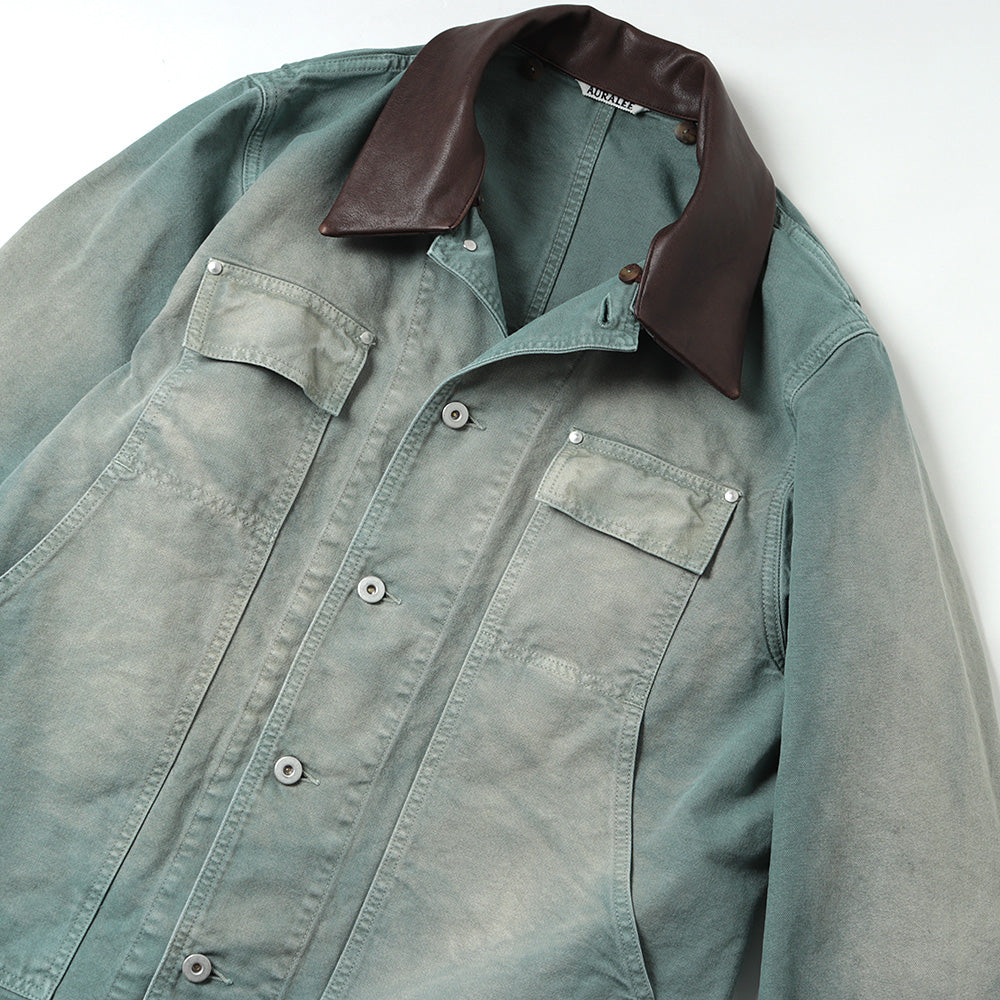 AURALEE ORGANIC COTTON DUCK BLOUSON A25SB01CD (A25SB01CD