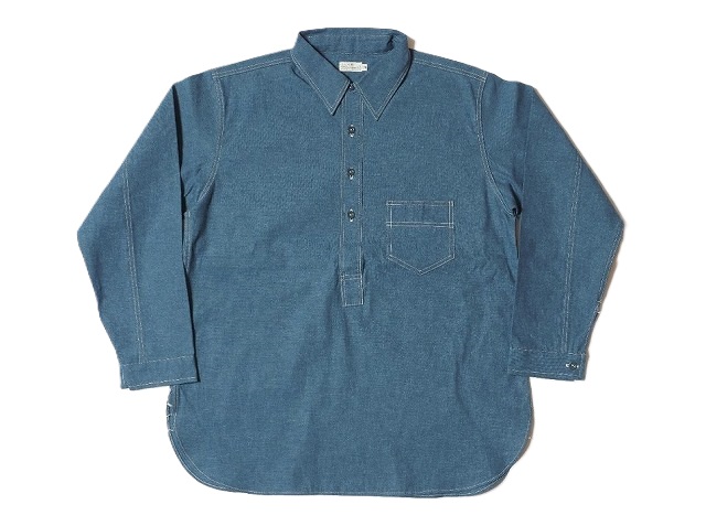 WAREHOUSE[ウエアハウス] プルオーバー シャンブレーシャツ 3059 長袖