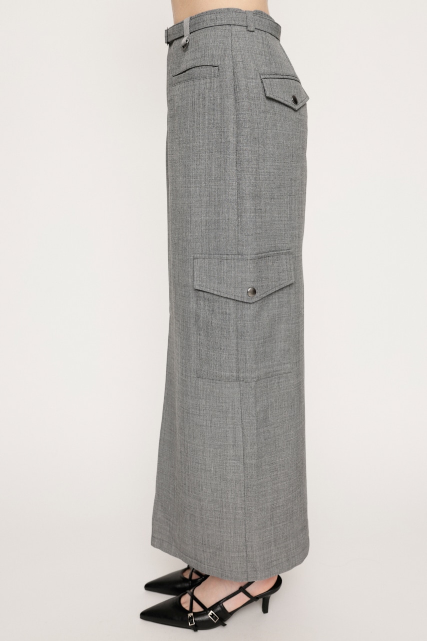 SLY | FRONT SLIT SIDE PK I LINE スカート (スカート(ミディアム