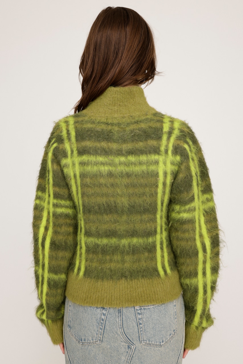 SLY | CHECK JQ STAND ZIP ブルゾン (カーディガン ) |SHEL'TTER WEBSTORE