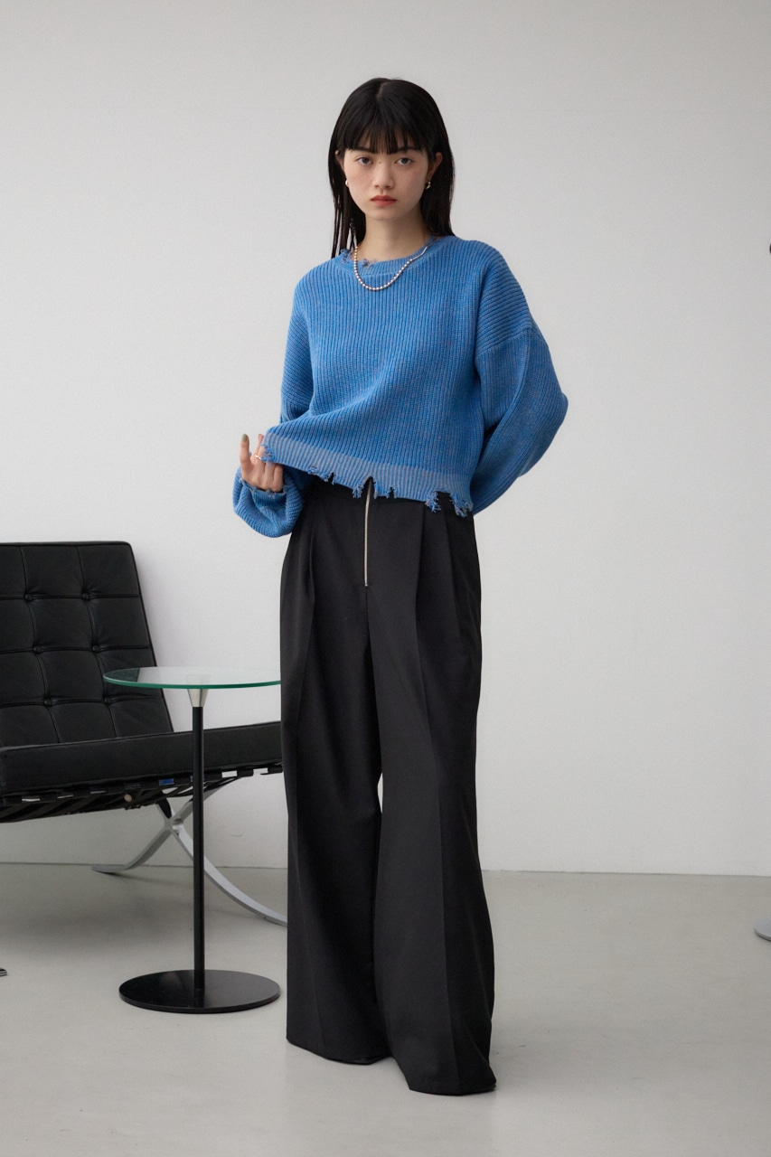 AZUL BY MOUSSY | ダメージニットトップス (ニット ) |SHEL'TTER WEBSTORE