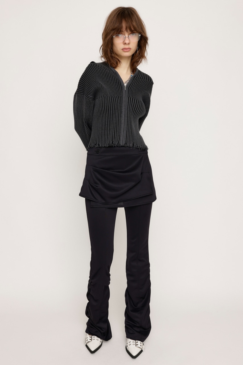 SLY | WRAP SK LAYERED FLARE パンツ (パンツ ) |SHEL'TTER WEBSTORE