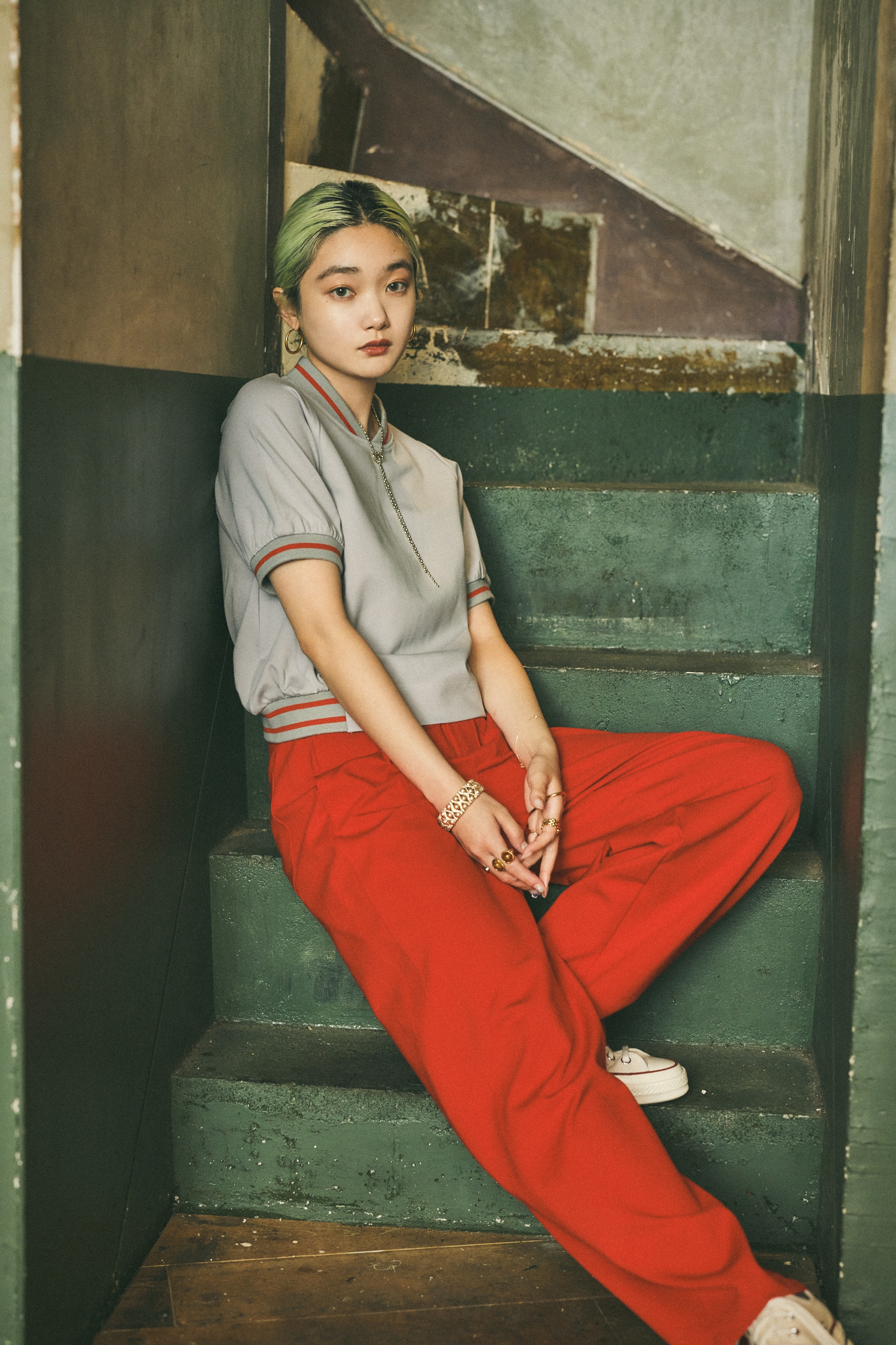 HeRIN.CYE | mio yanase / Ponte polo tops (Tシャツ・カットソー(半袖