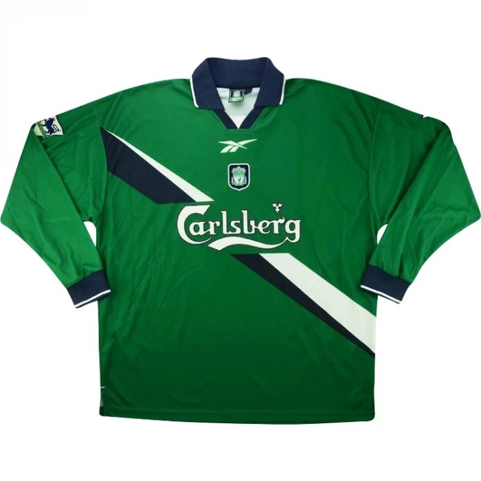 Reebok 1999-00 Liverpool Match Issue Away Shirt - Football Shirt