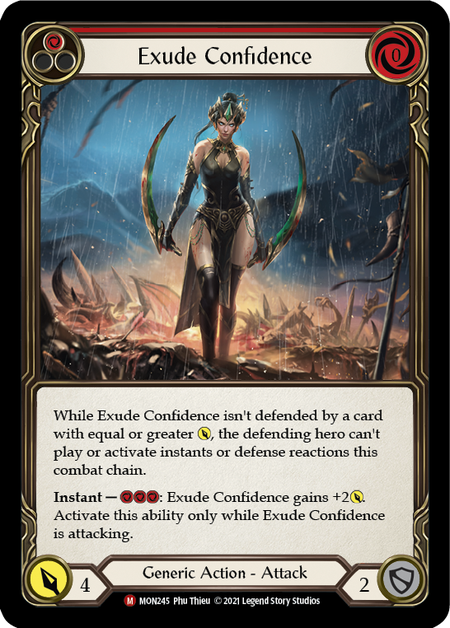 Exude Confidence - Flesh & Blood TCG - Monarch - FaB Foundry