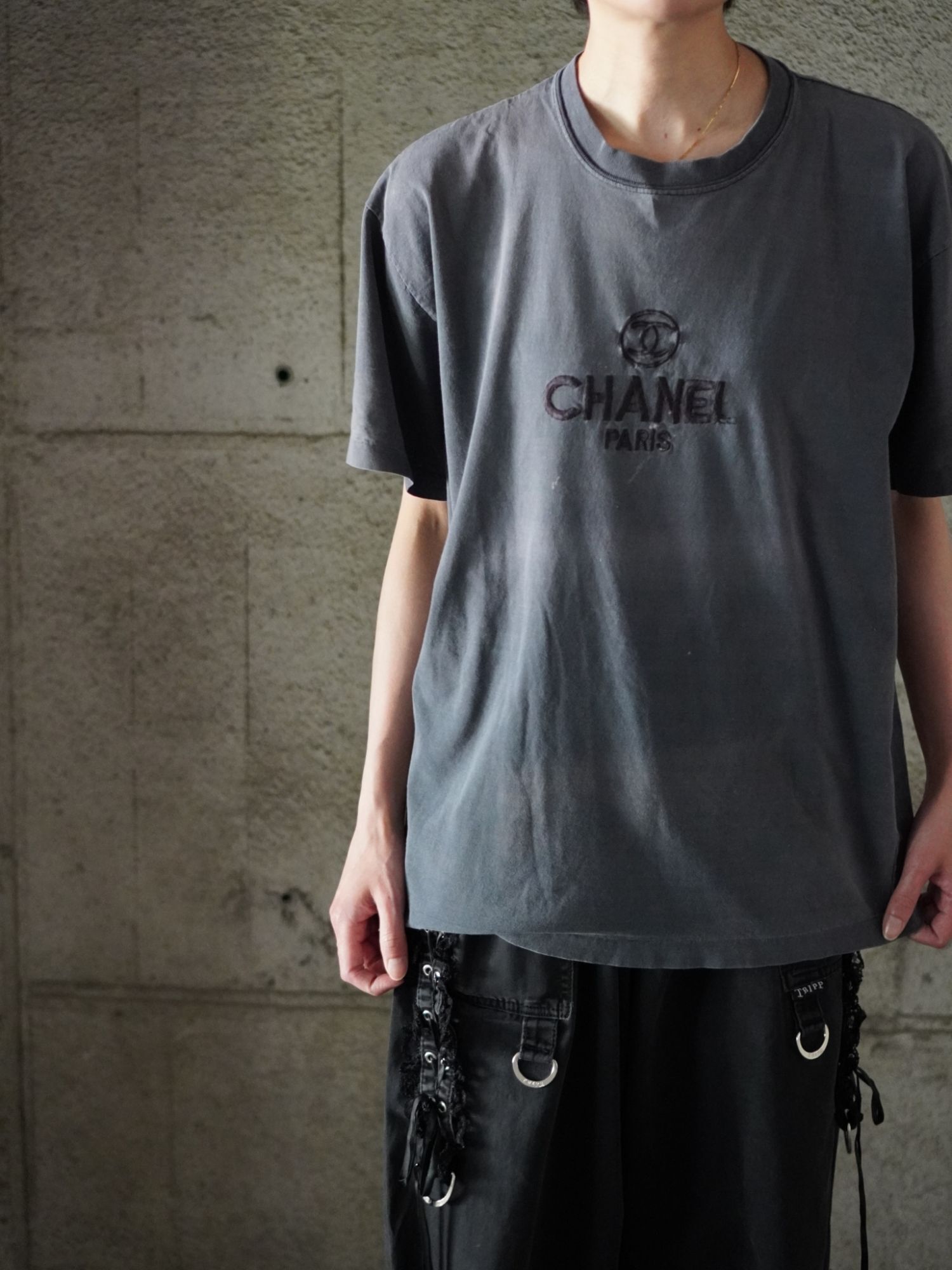 シャネル グレー 墨黒 ブラック 半袖|ヴインテージ古着屋Feeet 通販