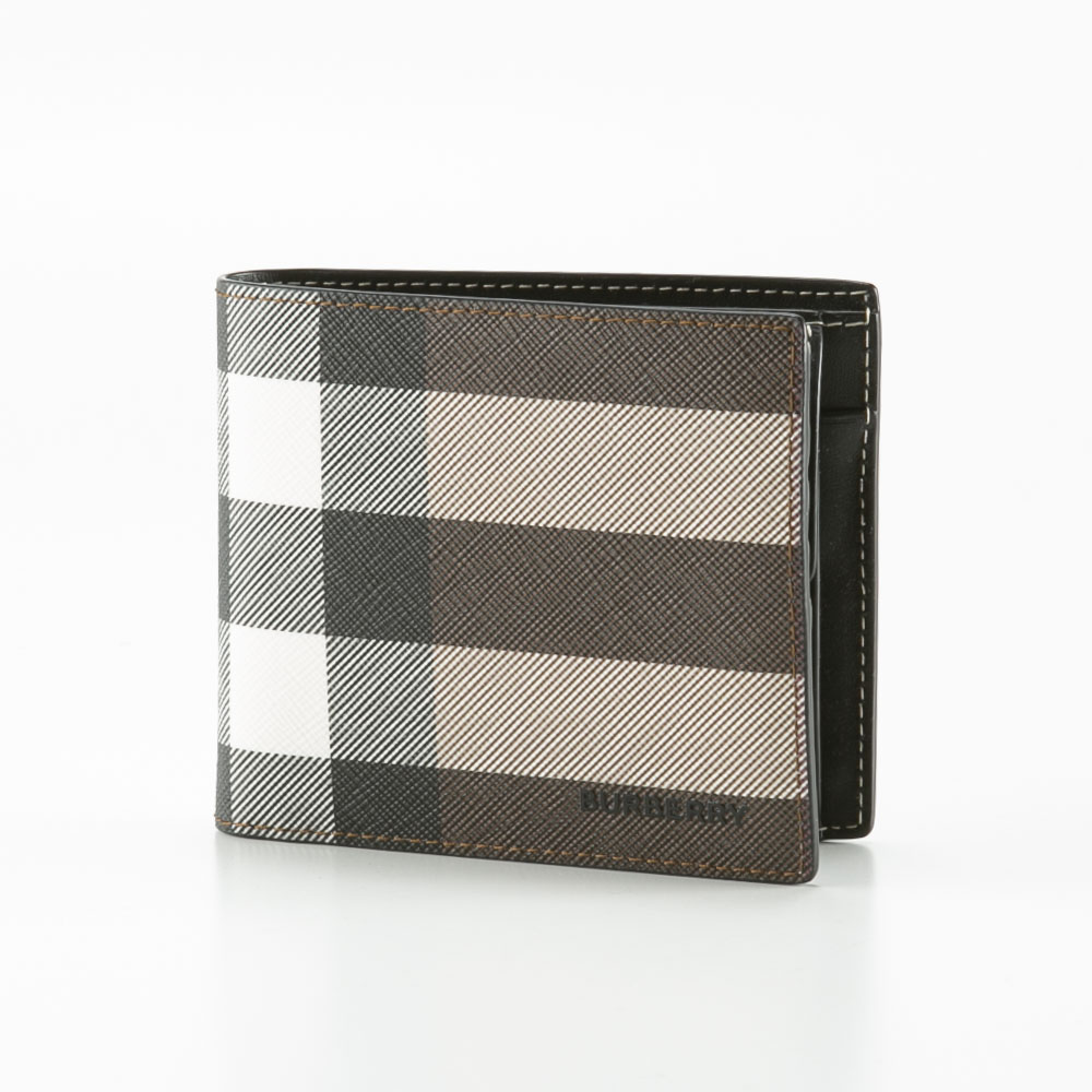 バーバリー BURBERRY 折財布 チェック E-CANVAS 小銭入付 8052802