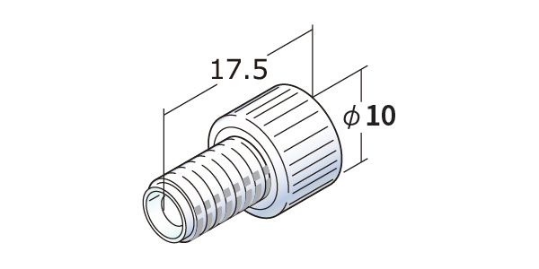 フッ素系樹脂フィッティング , 1/16” , 1/8” , 3.0 mm , 2.0 mm