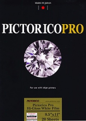 Pictorico Pro Hi-Gloss Inkjet White Film 13x19/20 Sheets (PPF150)