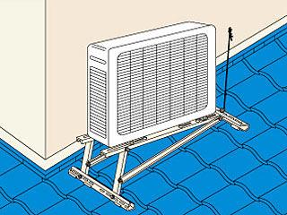 エアコン 室外機用キャッチャー 傾斜屋根直角置用 C－LG の通販