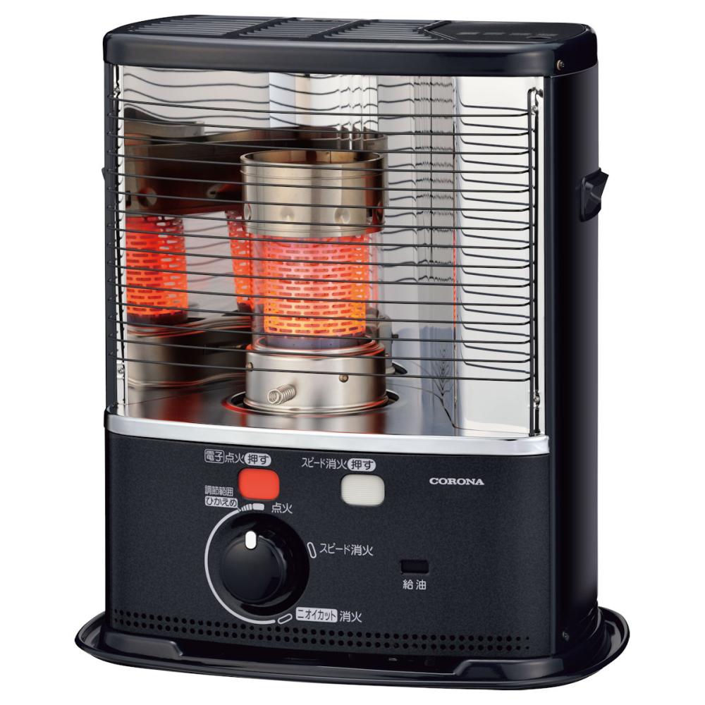 コロナ 反射型 石油ストーブ 木造8畳 木目 KCP－2925WY（M